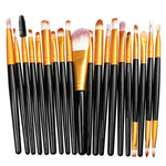 La Milee 20/5Pcs Makeup Brushes Set Eye Shadow Foundation Powder Eyeliner Eyelash Lip Make Up Brush Cosmetic Beauty Tool Kit Hot