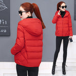 Vangull Winter Women Coat Parkas Solid Hooded Jacket 2019 Casual New Zipper Plus Size Loose Thick Outerwear Long Sleeve coat