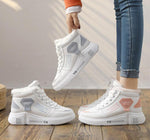 2020 Women Warming Boots Lace Outdoor Winter Plush Casual Shoes wear Female Snow Boots Footwear zapotos mujer Warm sneakers