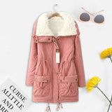 Fur Jacket Winter jacket women Warm 2019 Collar Slim Zipper Outerwear Parkas Female Jacket Coats Plus Size 3XLchaqueta mujer