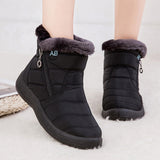 Women Boots 2019 Winter Boots With Quilted Ankle Botas Mujer Warm Waterproof Snow Boots Winter Shoes Woman Botines Plus Size 43