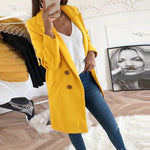 2019 new Overcoats 2019 Autumn Winter Long Sleeve Lapel sweater Women Plus Size XXXL Casual Oversize Outwear Jackets Coat -85