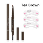 EyeBrow Pencil Cosmetics Makeup Tint Natural Long Lasting Paint Tattoo Eyebrow Waterproof Black Brown Eye brow Makeup Set Beauty