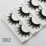 5Pairs 3D Faux Mink Hair False Eyelashes Natural/Thick Long Eye Lashes Wispy Fluffy Lashes  Makeup Beauty Extension Tools