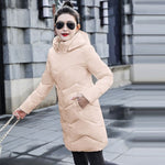 2019 New Parka Womens Winter Coats Womans Plus size 7XL Long Cotton Casual Fur Hooded Jackets Warm Parkas Female Overcoat Coat