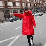 JAYCOSIN Women Winter Coat Double-sided Wear Hooded Thick Warm Slim Jacket Long Overcoat Jacket Female Haqueta Feminino 19Sep17