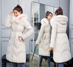 long Parka 2019 Arrival Fashion Slim Women Winter Jacket Cotton Padded Warm Thicken Ladies Coat Long Coats  Womens Jackets 3XL