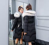 long Parka 2019 Arrival Fashion Slim Women Winter Jacket Cotton Padded Warm Thicken Ladies Coat Long Coats  Womens Jackets 3XL