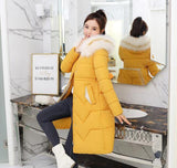 long Parka 2019 Arrival Fashion Slim Women Winter Jacket Cotton Padded Warm Thicken Ladies Coat Long Coats  Womens Jackets 3XL