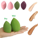 21 Colors Makeup Cosmetic Puff Powder Puff Smooth Women's Foundation Sponge Beauty to Make Up Accessories Water-Drop Shape