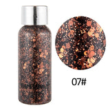 HANDAIYAN Eyeshadow Glitter Gel Cream Body Hair Face Eye Glitter Paint Heart Loose Sequins Pigment Cream Festival Decor TSLM1