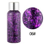 HANDAIYAN Eyeshadow Glitter Gel Cream Body Hair Face Eye Glitter Paint Heart Loose Sequins Pigment Cream Festival Decor TSLM1