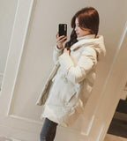 Winter Women Hooded Parka Warm Cotton Jacket Outerwear Loose Winter Jacket Coat