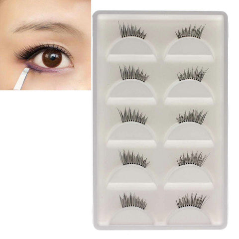 5Pairs  Lady's Half False Eyelashes Eye Lashes Beauty Makeup Tool Eyelash Extensions Hot